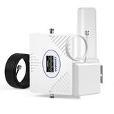 Goboost Cell Phone Booster, 3G 4G LTE 5G Dual Band Cell Phone Booster for Home Cellular Signal Booster with Antenna Kit